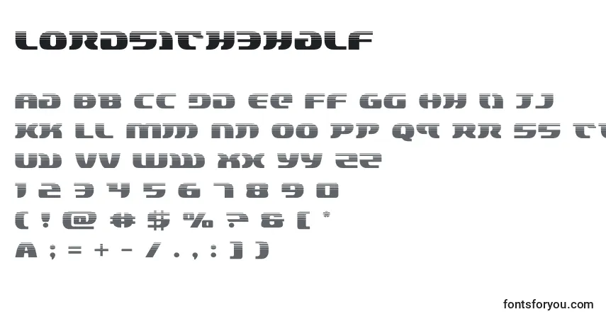 Шрифт Lordsith3half (132902) – алфавит, цифры, специальные символы