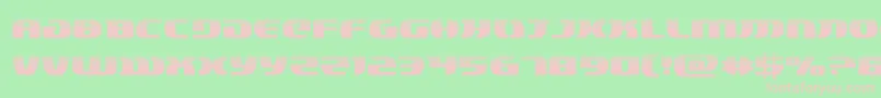 lordsith3half Font – Pink Fonts on Green Background