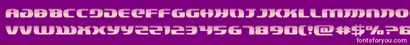 lordsith3half Font – Pink Fonts on Purple Background