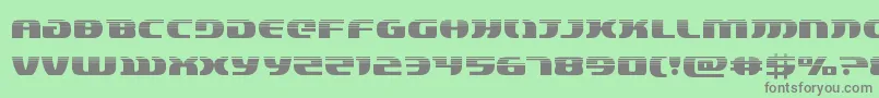 lordsith3half Font – Gray Fonts on Green Background