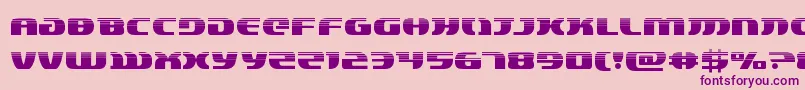 lordsith3half Font – Purple Fonts on Pink Background