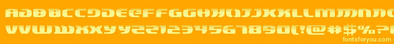 lordsith3half Font – Yellow Fonts on Orange Background