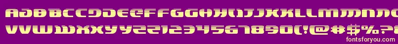 lordsith3half Font – Yellow Fonts on Purple Background