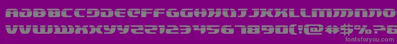 lordsith3laser Font – Gray Fonts on Purple Background