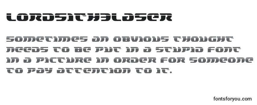 Lordsith3laser (132908)-fontti