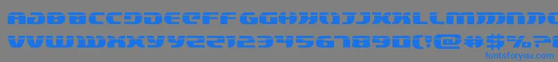 lordsith3laser Font – Blue Fonts on Gray Background