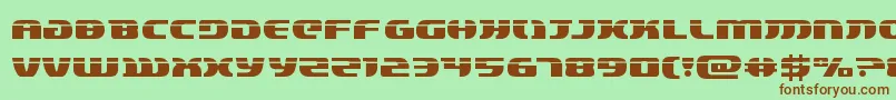 lordsith3laser Font – Brown Fonts on Green Background