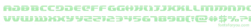 lordsith3laser Font – Green Fonts on White Background