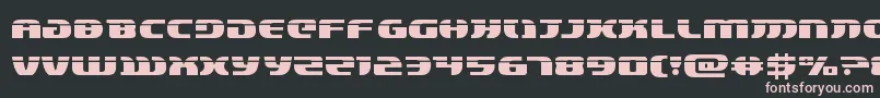 lordsith3laser Font – Pink Fonts on Black Background
