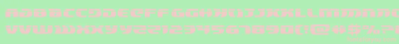 lordsith3laser-fontti – vaaleanpunaiset fontit vihreällä taustalla