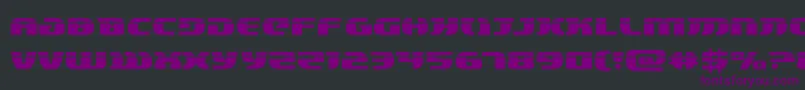 Шрифт lordsith3laser – фиолетовые шрифты на чёрном фоне