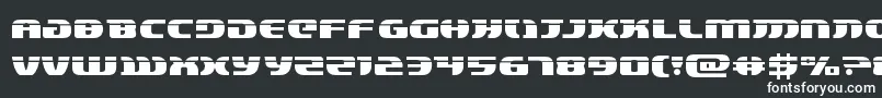 Шрифт lordsith3laser – белые шрифты на чёрном фоне