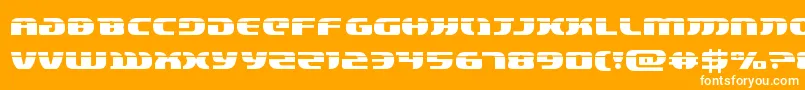 lordsith3laser Font – White Fonts on Orange Background