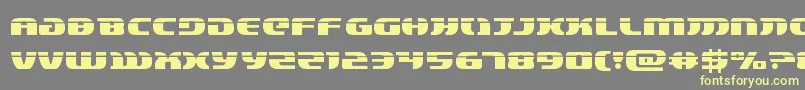 lordsith3laser Font – Yellow Fonts on Gray Background