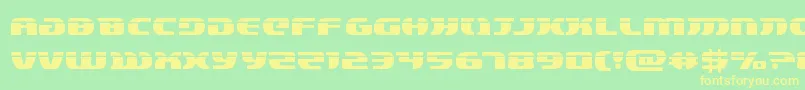 lordsith3laser Font – Yellow Fonts on Green Background