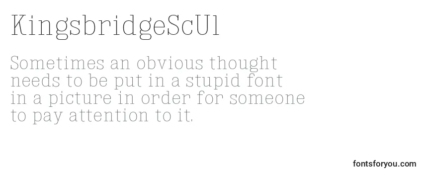 KingsbridgeScUl Font