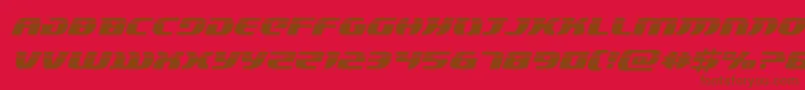lordsith3laserital Font – Brown Fonts on Red Background