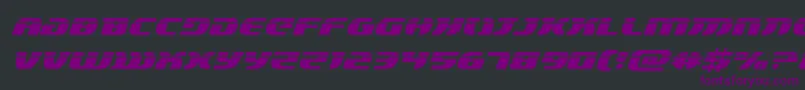 lordsith3laserital Font – Purple Fonts on Black Background