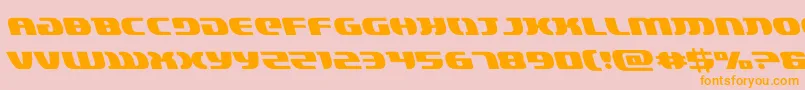 lordsith3left Font – Orange Fonts on Pink Background