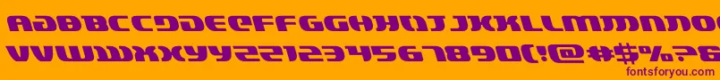 lordsith3left Font – Purple Fonts on Orange Background