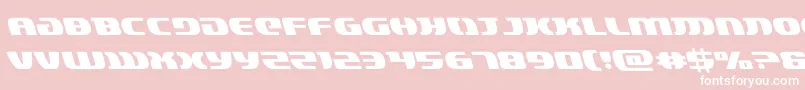 lordsith3left Font – White Fonts on Pink Background