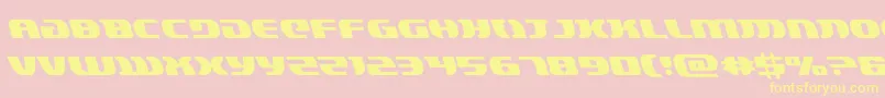 lordsith3left Font – Yellow Fonts on Pink Background