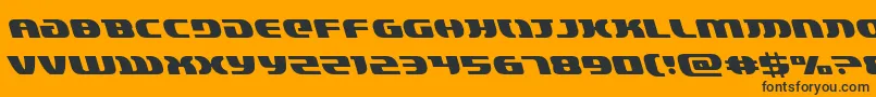 lordsith3left Font – Black Fonts on Orange Background