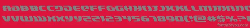 lordsith3left Font – Gray Fonts on Red Background