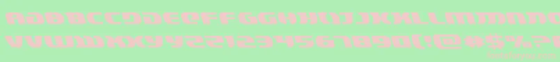 lordsith3left Font – Pink Fonts on Green Background