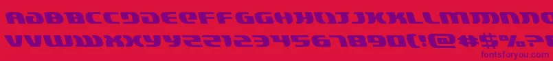 lordsith3left Font – Purple Fonts on Red Background