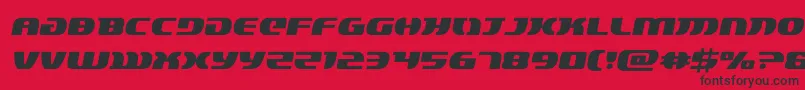 lordsith3semital Font – Black Fonts on Red Background