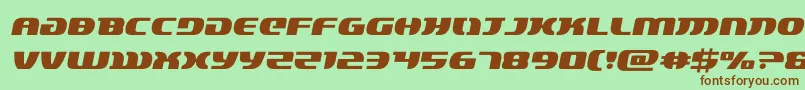 lordsith3semital Font – Brown Fonts on Green Background
