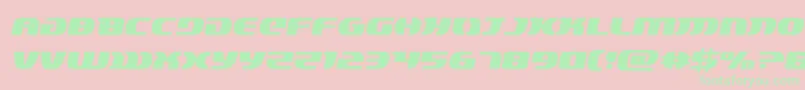 lordsith3semital Font – Green Fonts on Pink Background