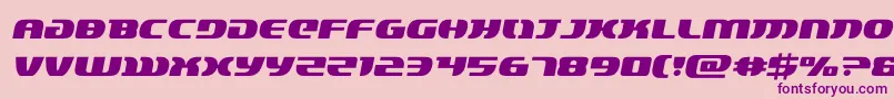 lordsith3semital Font – Purple Fonts on Pink Background