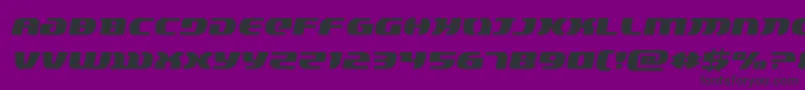 lordsith3semital Font – Black Fonts on Purple Background
