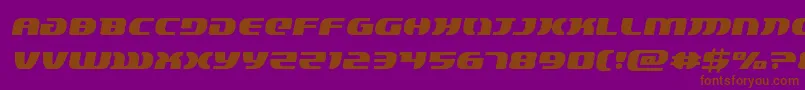 lordsith3semital Font – Brown Fonts on Purple Background