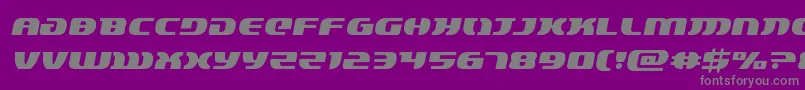 Fonte lordsith3semital – fontes cinzas em um fundo violeta