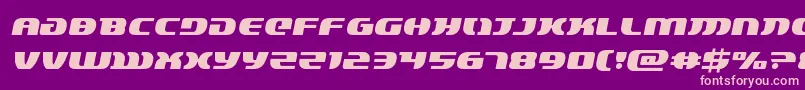 lordsith3semital Font – Pink Fonts on Purple Background