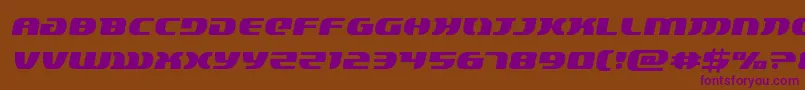 lordsith3semital Font – Purple Fonts on Brown Background