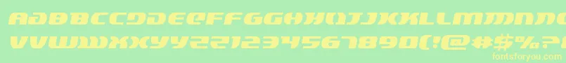 lordsith3semital Font – Yellow Fonts on Green Background