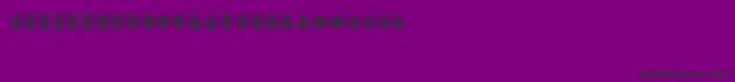 LostinSpace Font – Black Fonts on Purple Background