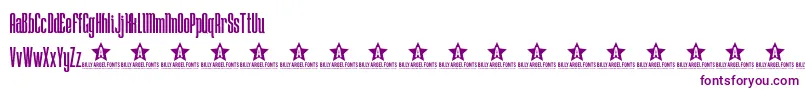 LOSTW    Font – Purple Fonts on White Background