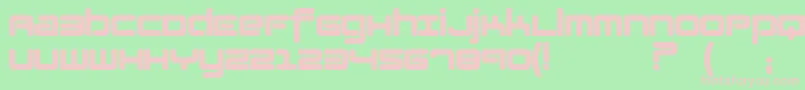 lotusf   Font – Pink Fonts on Green Background