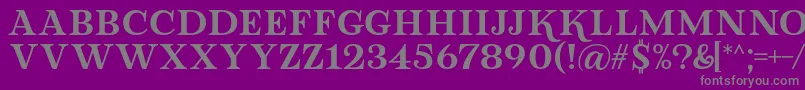 fuente Lova Valove Serif Font by 7NTypes – Fuentes Grises Sobre Fondo Morado