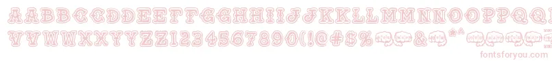 Love and Hate-fontti – vaaleanpunaiset fontit