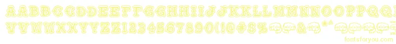 Love and Hate Font – Yellow Fonts