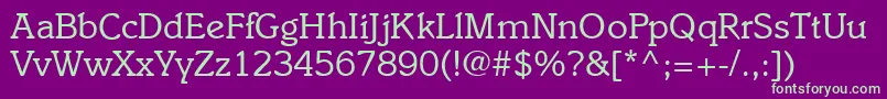 En savoir plus sur la police I831SlabRegular Police I831SlabRegular – polices vertes sur fond violet