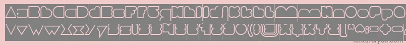 More about LOVE IS BLIND Hollow Inverse Font LOVE IS BLIND Hollow Inverse Font – Gray Fonts on Pink Background