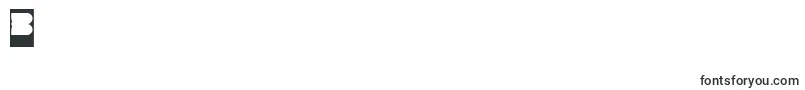 フォントLOVE IS BLIND Inverse – フォント数字3