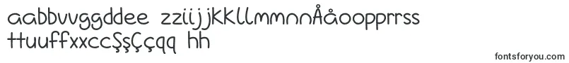 フォントLove Is Complicated Again   – ウズベク文字